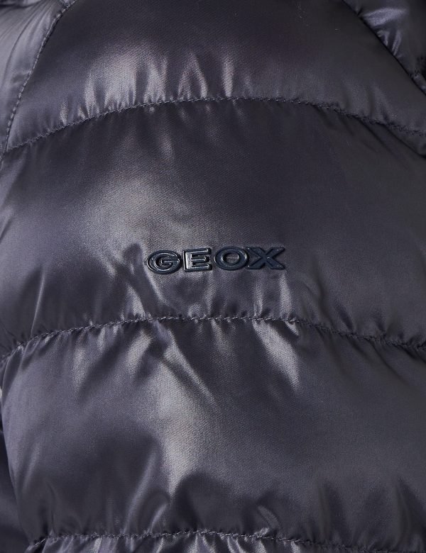 Talla: 50 - Chaqueta Geox W Zosma, Negro para Mujer Embalaje Deteriorado Fashion